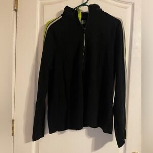 Lauren Ralph Lauren Active Black Zip Up Hoodie Zip in Hood‎ XL Basic Outdoor